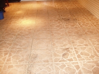 Tile and Grout Before Cleaning With Rotovac 360