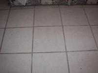 dirty grout before grout cleaning picture